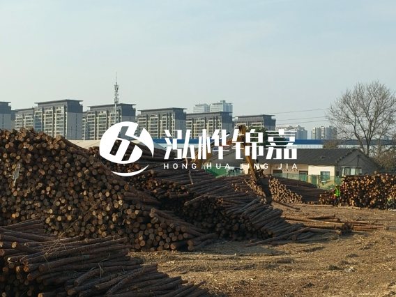 河南松木樁廠家泓樺錦嘉-松木樁直徑是小頭還是大頭？